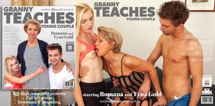 Romana (69), Tyna Gold (23) - Granny teaches a young couple the ways of steamy sex - 1884x1060 - Mature.nl, Mature (2020)