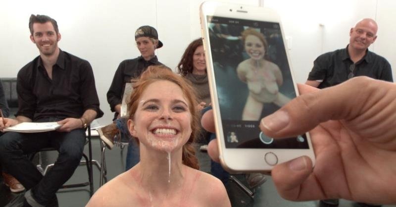 Penny Pax - Slutty redhead shocks art students by taking giant cock in all holes - SD (2022)