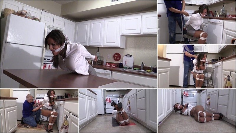 Chichi Medina - Home invaded and tied up in her kitchen - FullHD (2022)