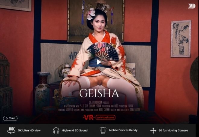 Geisha in 180° X (Virtual 31) - (4K) - VR - 3840x1920 (2019)