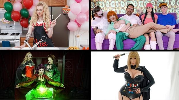 Alexa Nova, Lauren Phillips, Sara Jay, Brandi Love - Sexy Milf Costumes Compilation - FullHD (2022)