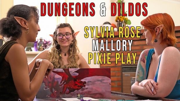 Pixie Play, Sylvia Rose, Mallory - Dungeons And Dildos - FullHD (2023)