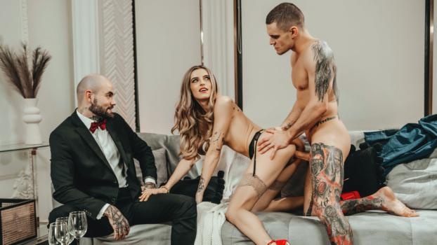 Alba Lala - Alba Lala Fucks Another Man In Front Of Her Husband - FullHD (2023)