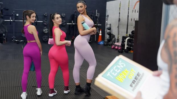 Brookie Blair, Serena Hill, Ariana Starr - BFFS Don’t Pay for Gym Memberships - FullHD (2023)