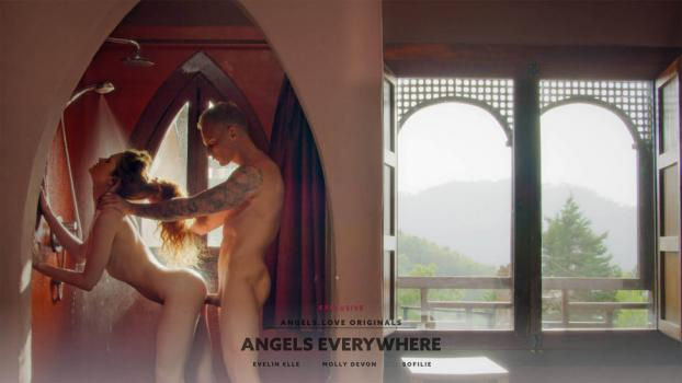 Evelin Elle, Molly Devon, Sofilie - Angels Everywhere - HD (2023)