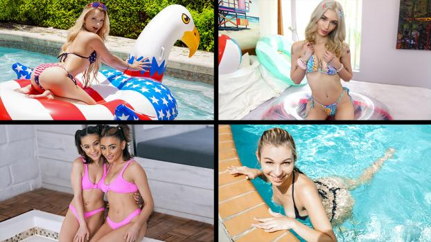 Riley Star, Lilly Bell, Sophia Sweet, Scarlet Skies, Aria Valencia, Reese Robbins, Amber Stark, Vanessa Moon, Alice Marie, Emma Rosie - Bikinis and Cute Butts Compilation - FullHD (2023)