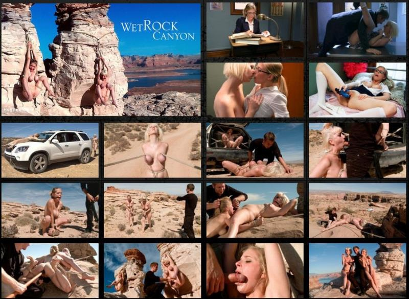 Danny Wylde , Cherry Torn,Penny Pax - FEATURE SHOOT : WET ROCK CANYON - HD - HogTied (2024)
