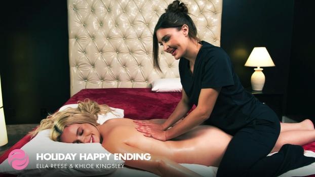 Ella Reese, Khloe Kingsley - Holiday Happy Ending - FullHD (2024)