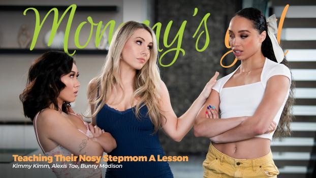 Kimmy Kimm, Alexis Tae, Bunny Madison - Teaching Their Nosy Stepmom A Lesson - FullHD (2024)