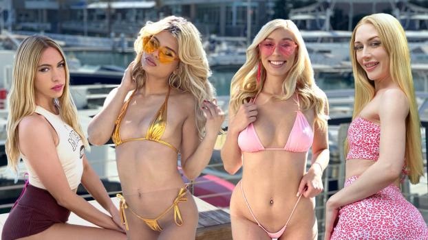 Destiny Cruz, Emma Starletto, Khloe Kapri, Kay Lovely - Filling Up All The Blondes - FullHD (2024)